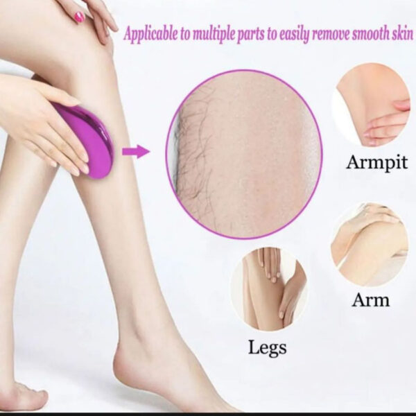 Crystal Hair Eraser Painless Exfoliation Hair Removal Tool For Arms Legs Back