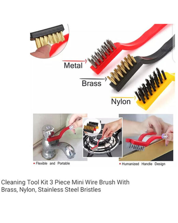 3pcs set Gas Stove Cleaning Brush