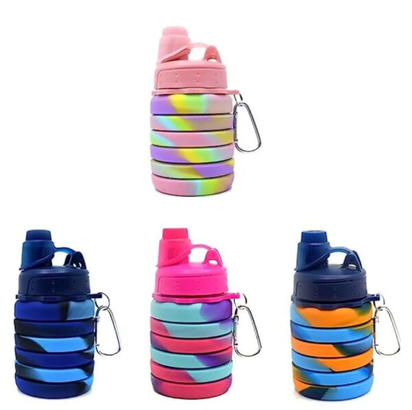 Creative Silicone Folding Water Bottle (500ml)