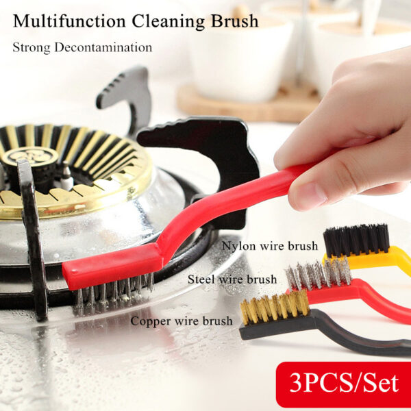 3pcs set Gas Stove Cleaning Brush