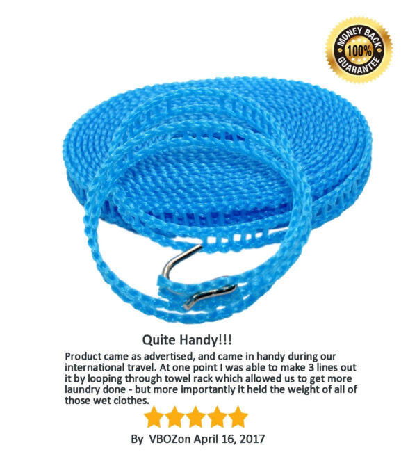 5 Meter Barrier Windproof Clothesline Rope