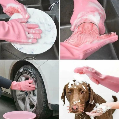 Washing Dishes Silicone Gloves