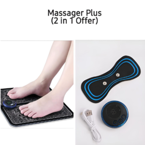 Pack Of 2 Massagers Mini Massager Plus Foot Massager