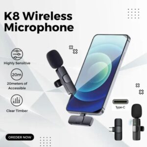 K8 Wireless Microphone Rechargeable