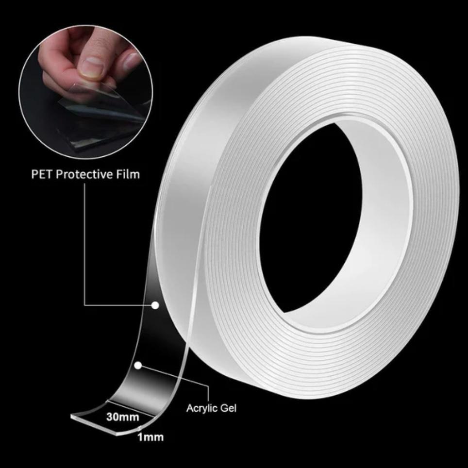 Nano Double Sided Tape Heavy Duty Transparent 3M