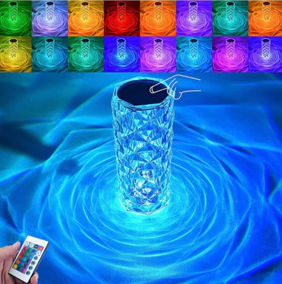 16 Color Daimond Crystal Lamp With Remote