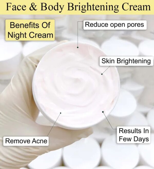 Night Cream For Bright White & Clear Skin