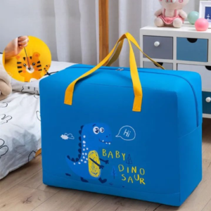 Blue Color Cloth Organizer and Storage Box